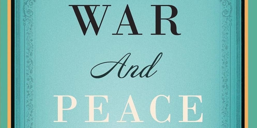 War and Peace by Leo Tolstoy Book Cover