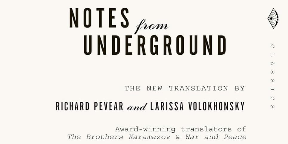 Notes from Underground by Fyodor Dostoevsky Book Cover
