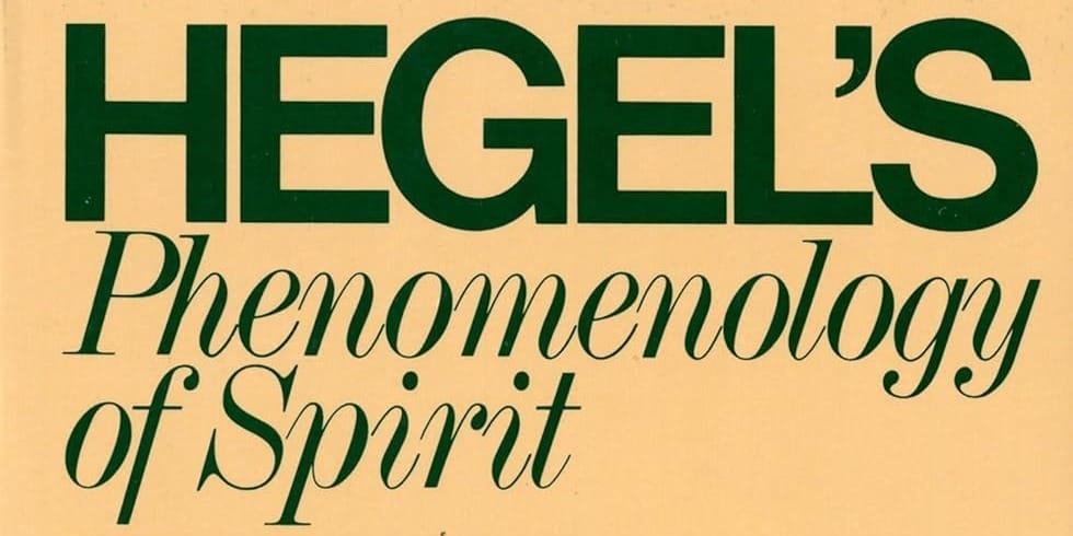 The Phenomenology of Spirit by G.W.F. Hegel Book Cover