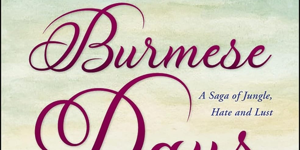 Burmese Days by George Orwell Book Cover