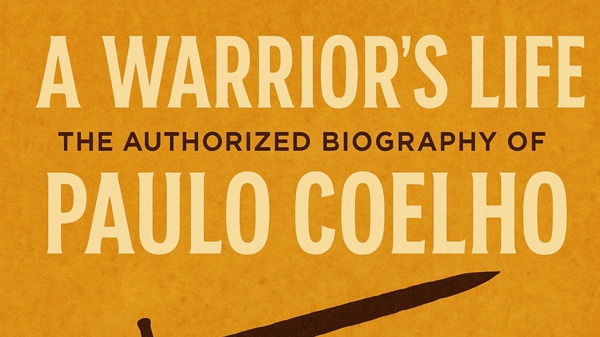 A Warrior’s Life: The Authorized Biography of Paulo Coelho by Fernando Morais conceptual book cover