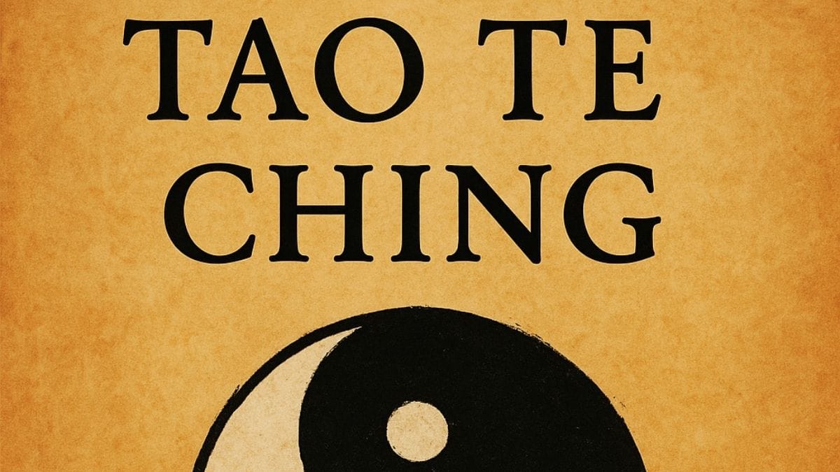 Tao Te Ching by Lao Tzu conceptual book cover