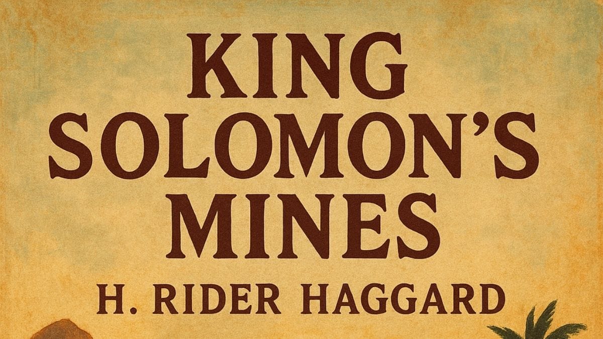 King Solomon’s Mines by H. Rider Haggard conceptual book cover