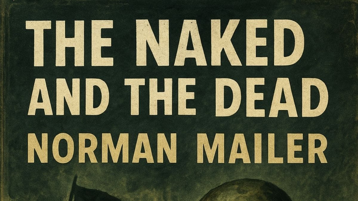 The Naked and the Dead by Norman Mailer conceptual book cover