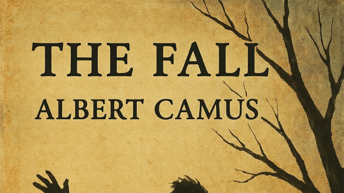 The Fall by Albert Camus conceptual book cover