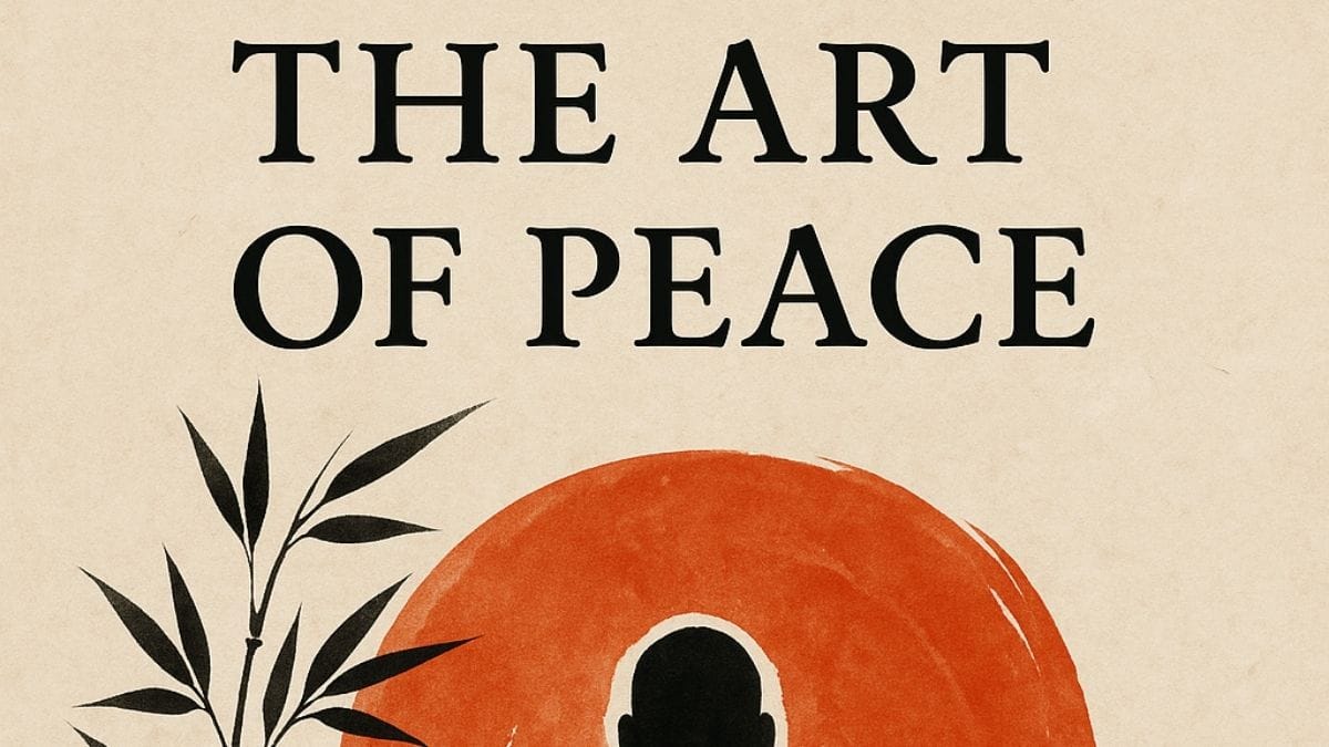 The Art of Peace by Morihei Ueshiba conceptual book cover