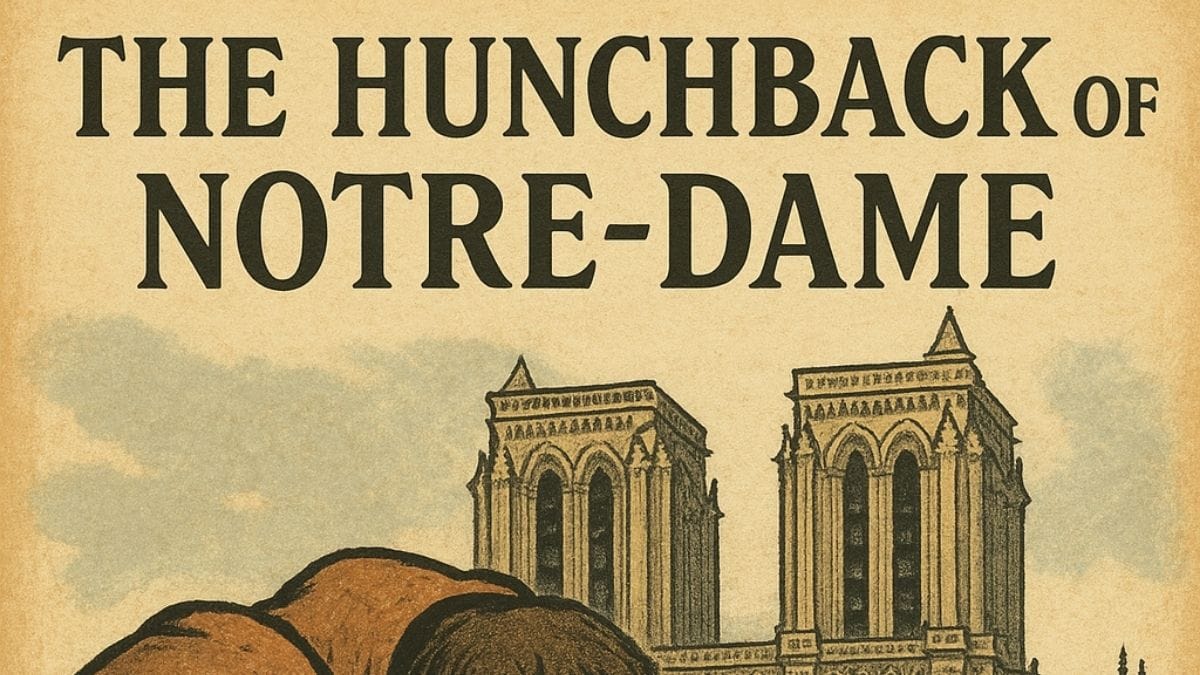 The Hunchback of Notre-Dame by Victor Hugo conceptual book cover