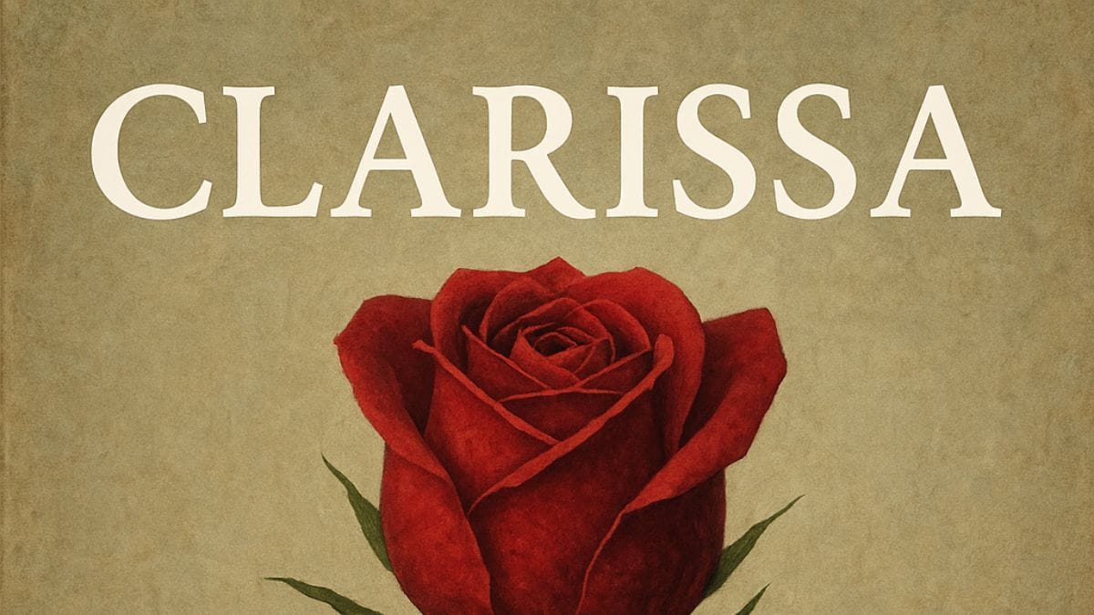 Clarissa by Samuel Richardson conceptual book cover