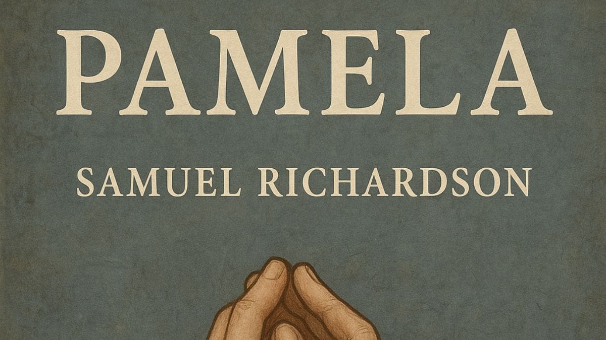 Pamela by Samuel Richardson conceptual book cover