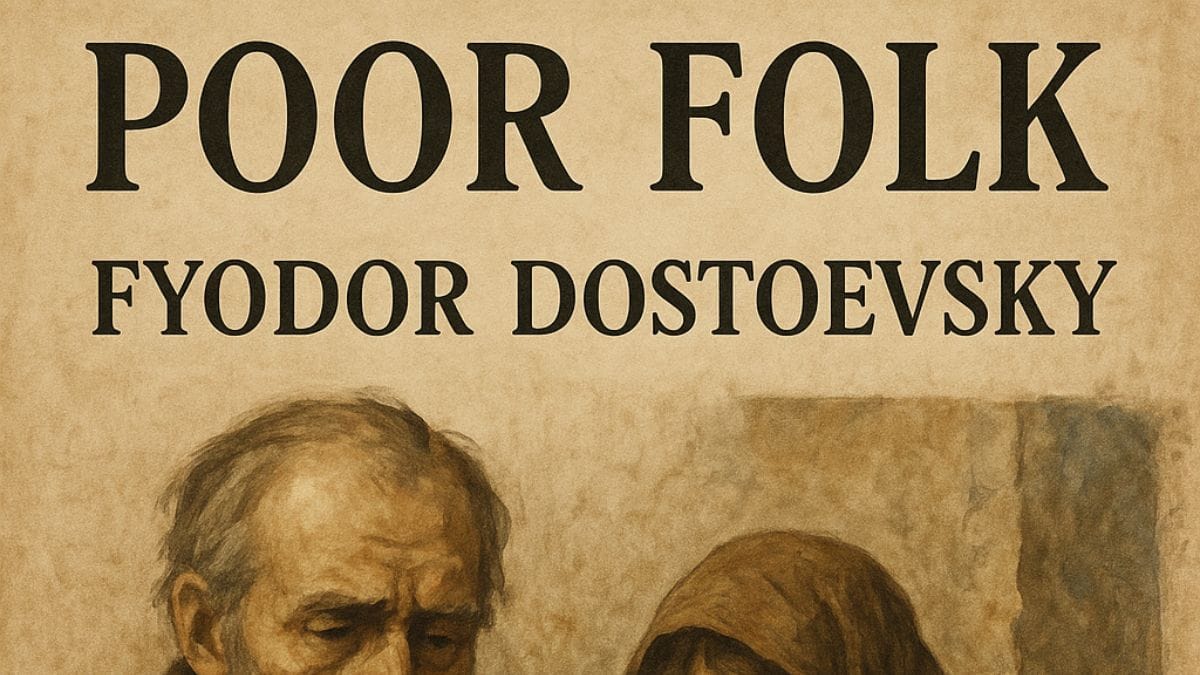 Poor Folk by Fyodor Dostoevsky conceptual book cover
