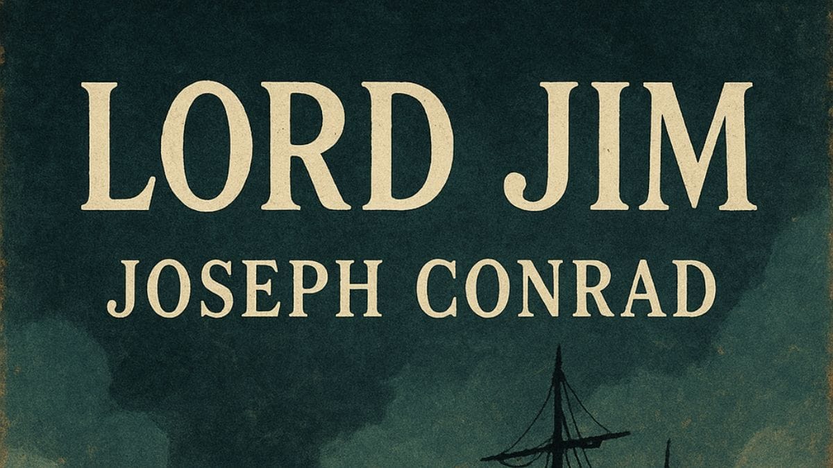 Lord Jim by Joseph Conrad conceptual book cover