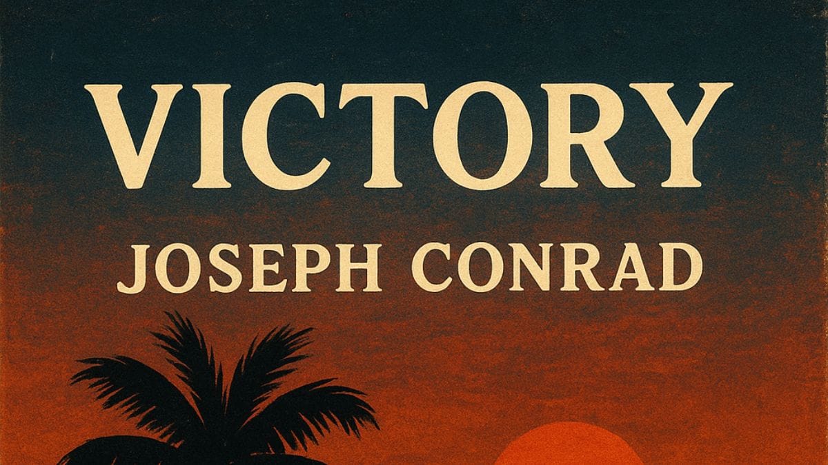Victory by Joseph Conrad conceptual book cover