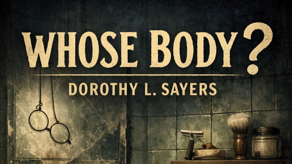 Whose Body? by Dorothy L. Sayers conceptual book cover